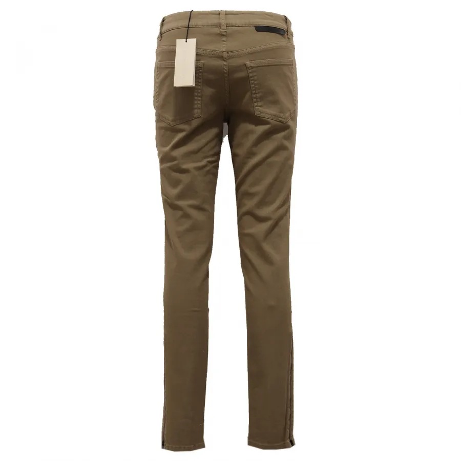 1560AB pantalone donna STELLA McCARTNEY GREEN denim jeans woman