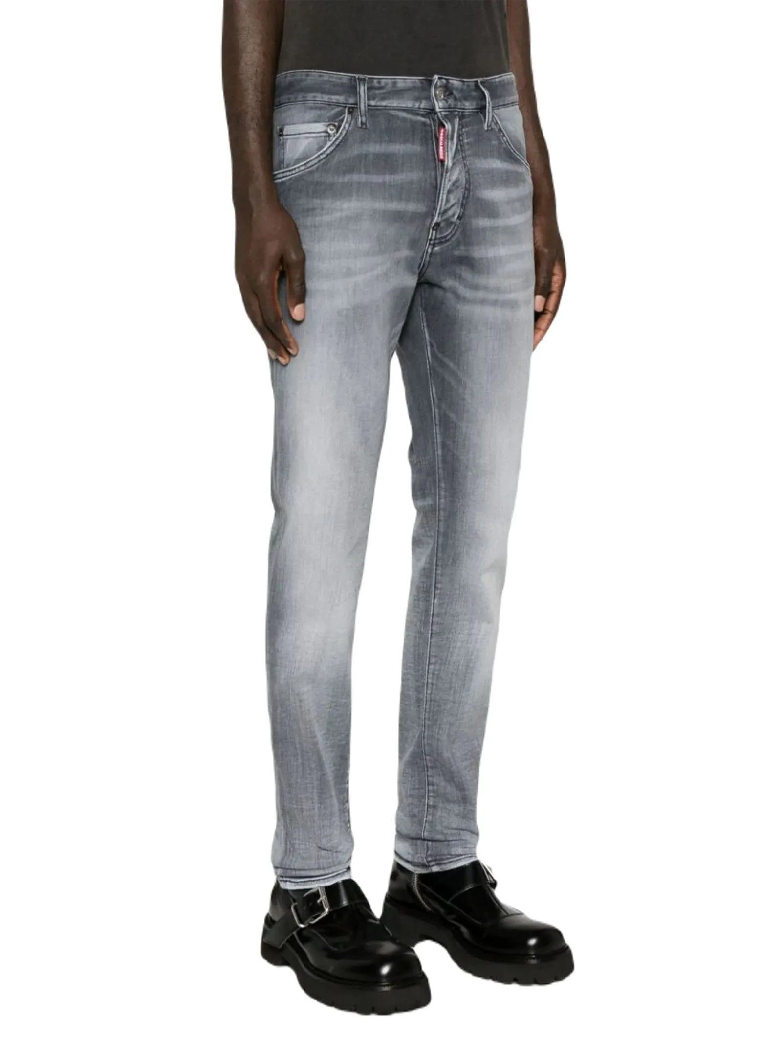 JEANS COOL GUY STRETCH BLACK  DSQUARED2 UOMO S74LB1423S30503900
